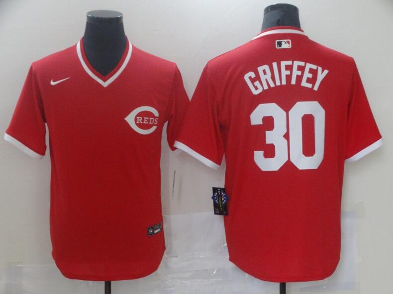Men's Cincinnati Reds Active Player Custom Red Cool Base Stitched Baseball Jersey